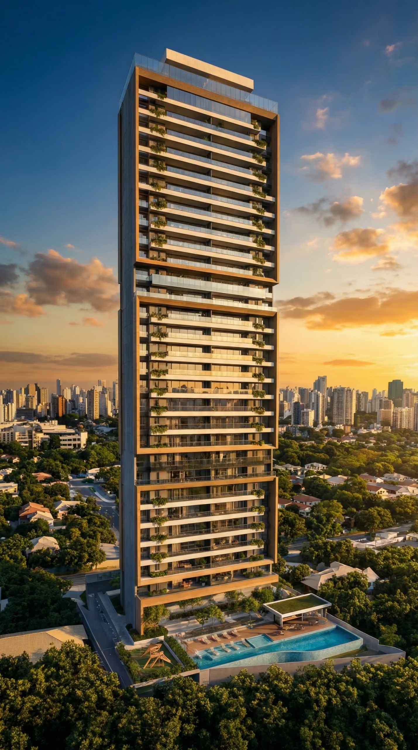 Fachada do empreendimento Mont Blanc Hill