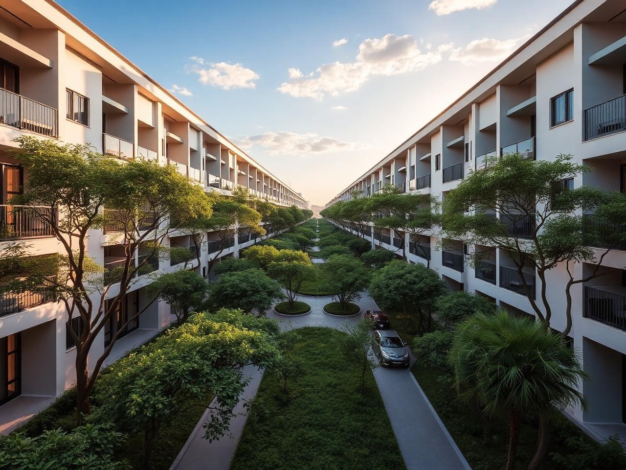 Fachada do empreendimento Catabas Garden Residence